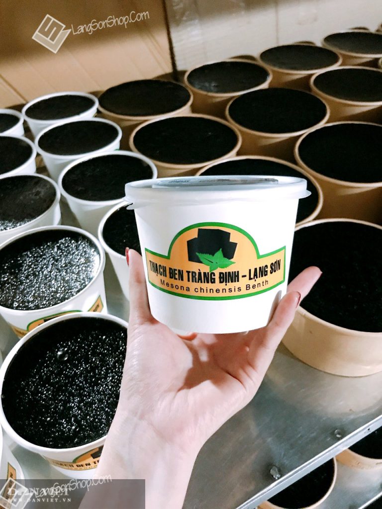 Thạch đen Tràng Định Lạng Sơn - thơm mát, bổ dưỡng